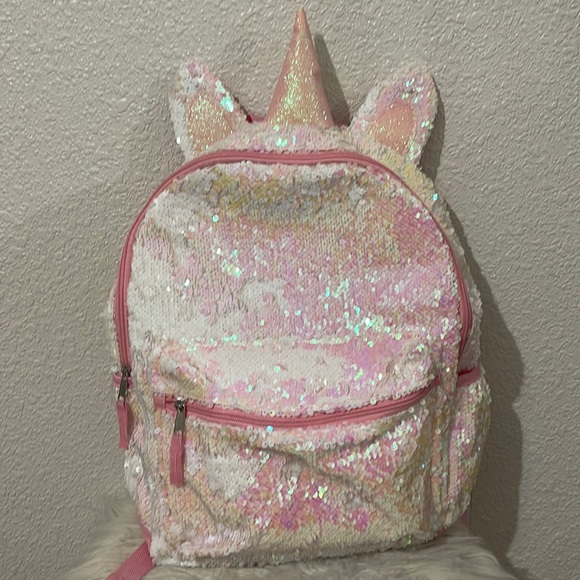 Unicorn 🦄 sequins back pack - Picture 1 of 5